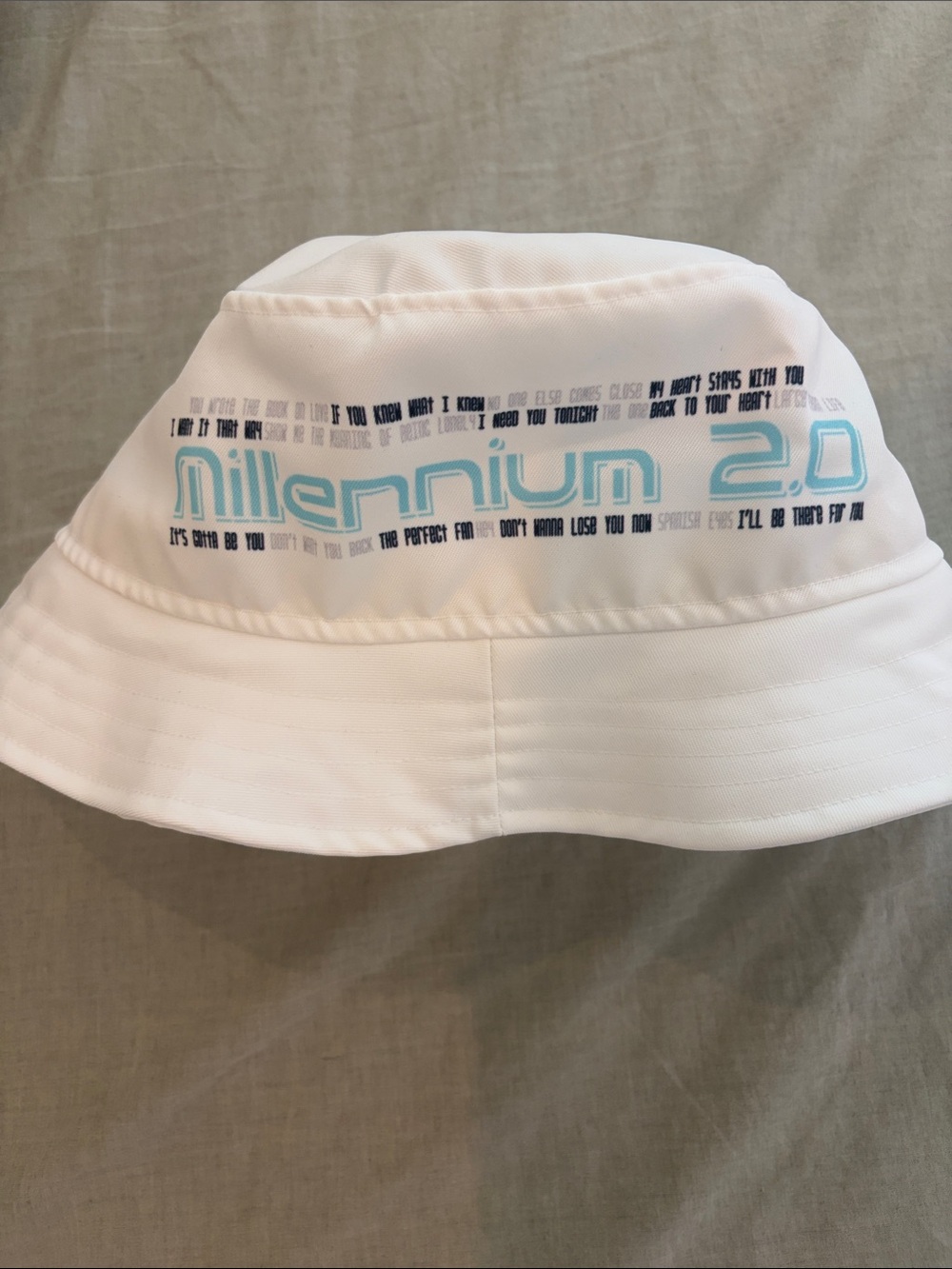 Millennium 2.0 Backstreet Boys White Bucket Hat